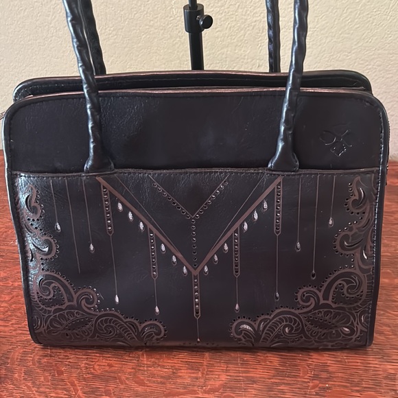 Patricia Nash Paris Laser Cut Large Satchel - Picture 2 of 16